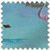 Flamingos, Aqua - Roman Blind